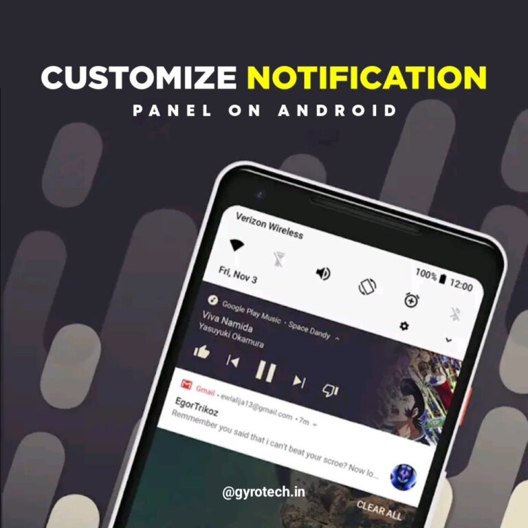 How To Change Notification Panel On Android