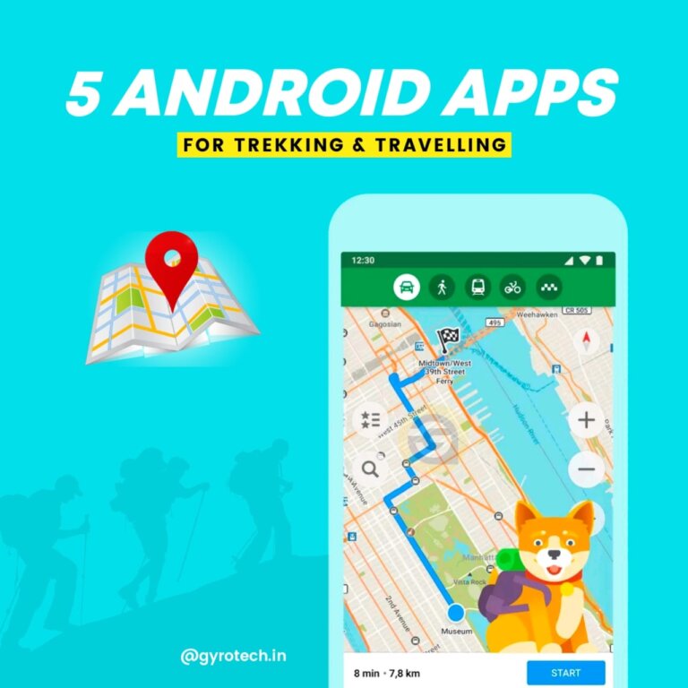 5 Best Android Apps For Trekking