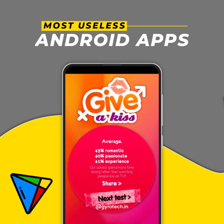 5 Most Useless Android Apps