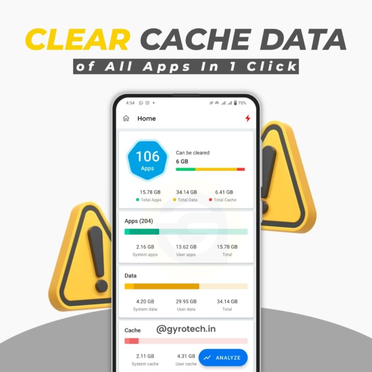 How To Clear Cache Of All Apps At Once In Android GyroTech