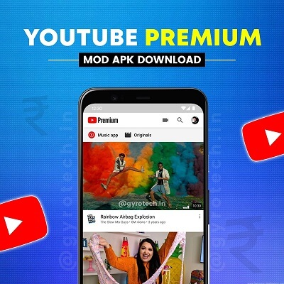 YouTube Premium App Download | YouTube Without Ads Apk Download - GyroTech