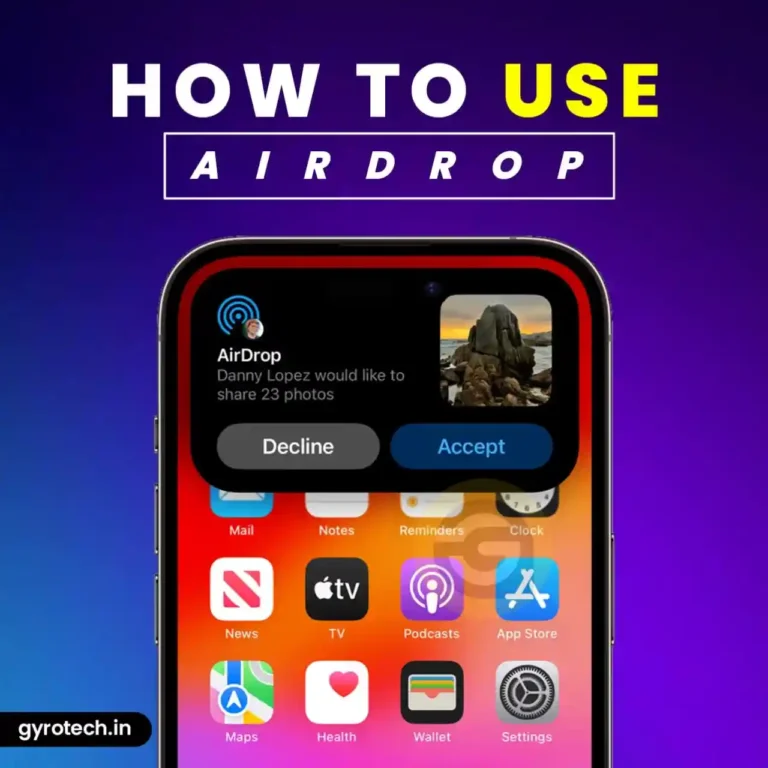 How to Use Airdrop in iPhone 15
