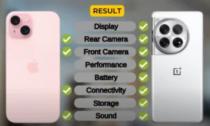 OnePlus 12 vs iPhone 15