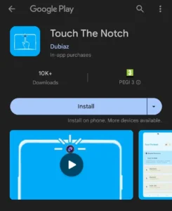 Touch The Notch