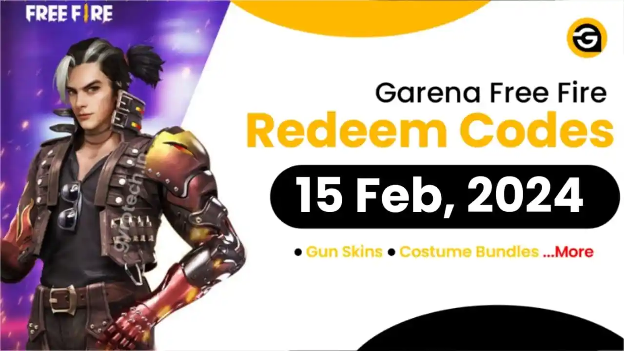 Garena Free Fire MAX Redeem Codes for February 15 2024