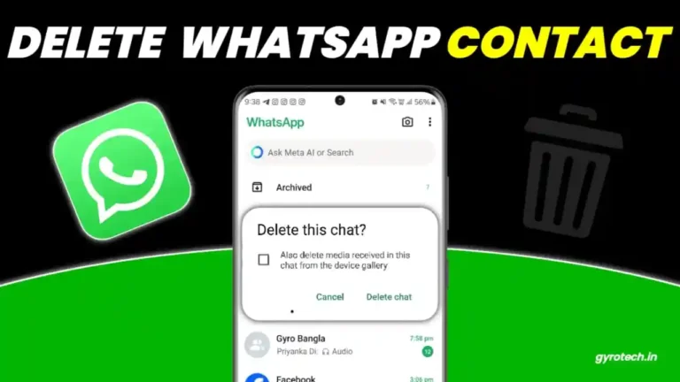 How to Delete WhatsApp Contact on Android and iOS